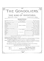 The Gondoliers The Gondoliers